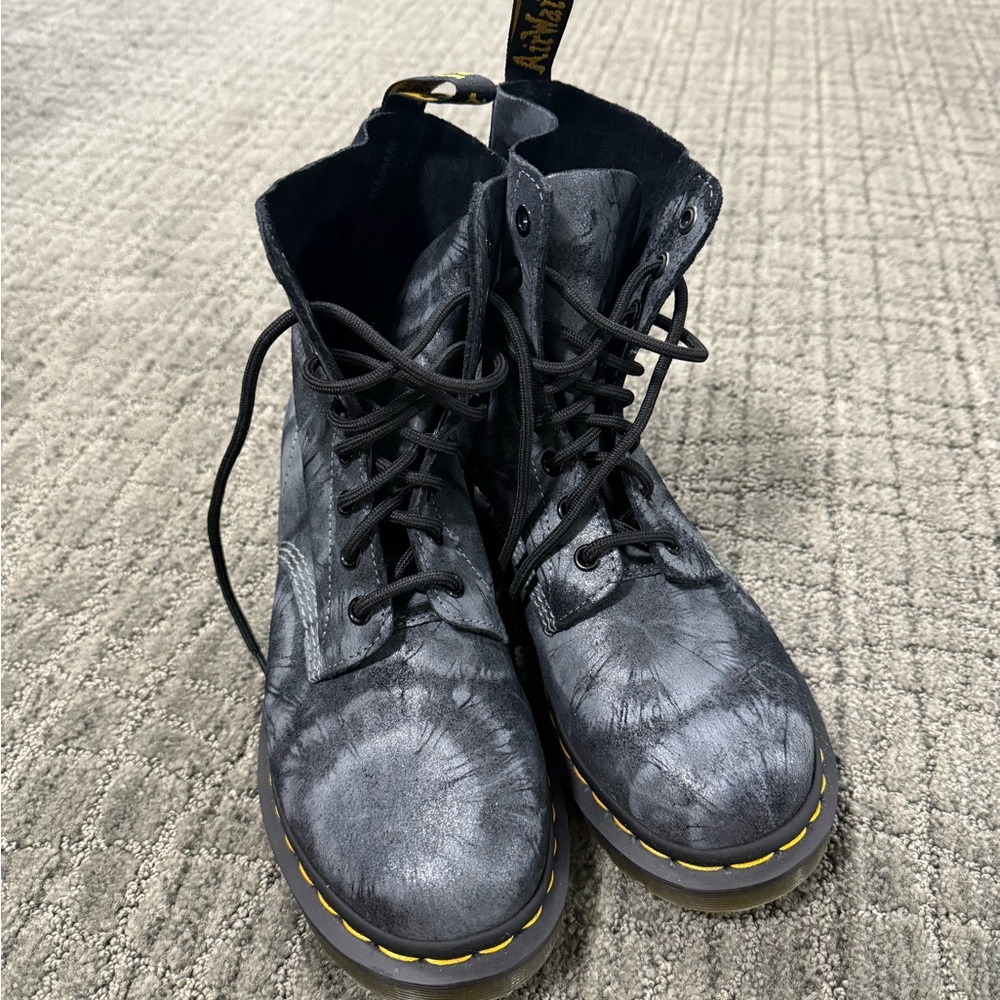 Dr. Martens Charcoal Lace-Up Boots